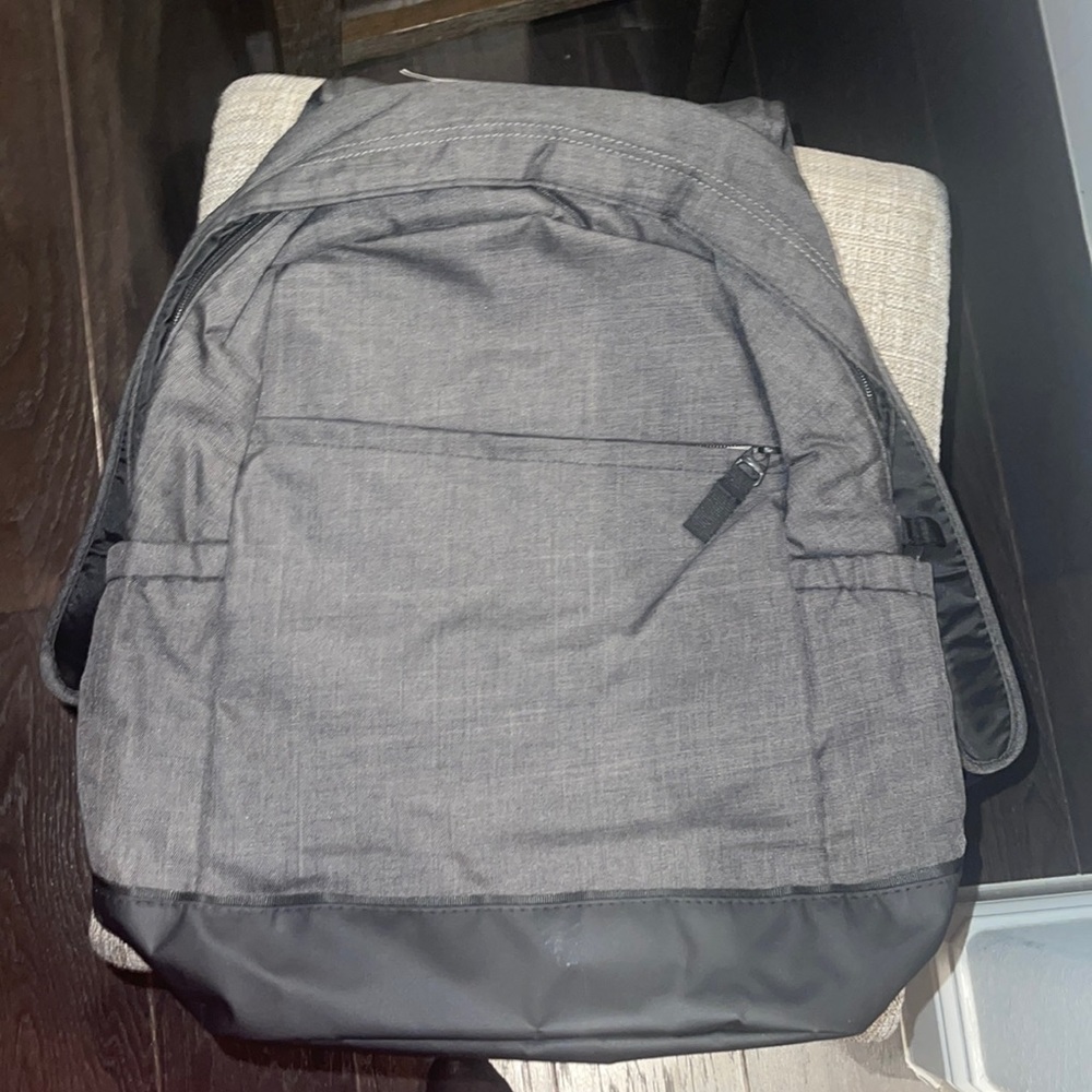 Charcoal Gray Tech Backpack NWT